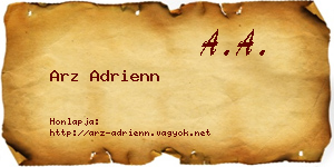 Arz Adrienn névjegykártya